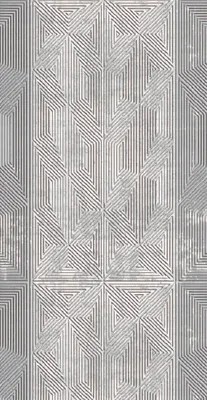 Produktbild von Teppich Bodenbelag Kunstfaserteppich Abstrakt Muster Grau Kurzflor Flur