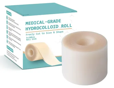 Image de Pansement hydrocolloïde en rouleau de 5 cm x 3,6 m pour les plaies