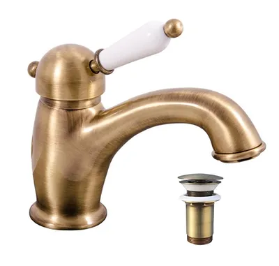 Zdjęcie produktu dla Slezák-RAV Bateria umywalkowa Slezák RAV Labe L527SM Kolor: stary mosiądz, Wymiar: 1/2''