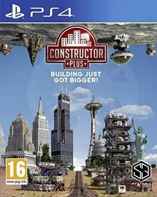 Produktbild von Constructor Plus Videospiel für PS4 mit über 140 Gebäuden und 17 Welten