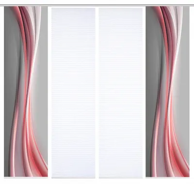 Produktbild von 84070 ELANIA Schiebegardine aus recyceltem Polyester, halbtransparent