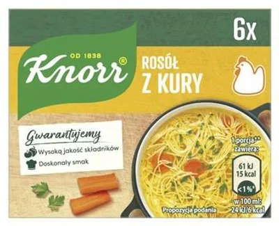 Image de Knorr Bouillon de Poulet en Cube 60 g saveur intensive