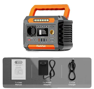 Productafbeelding van Draagbare powerbank, 200W vermogen, compatibel met zonne-energie, model P66A