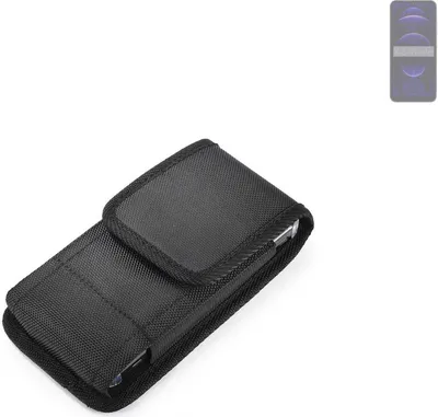 Produktbild von Holster Gürteltasche kompatibel mit Hotwav Note 13 Pro Holster Gürtel Tasche wasserabweisend Handy Hülle Schutz Hülle Outdoor schwarz K-S-Trade