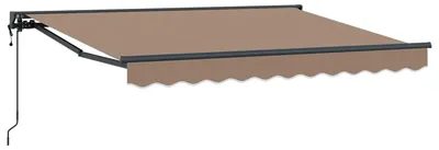 Immagine prodotto di Tenda da sole retrattile vidaXL, color taupe, 3 x 2,5 m, in poliestere e alluminio