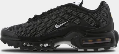 Produktbild von Nike Air Max Plus TN Black Metallic Silver Haifisch Pattern - DQ0850 001 - 36,5