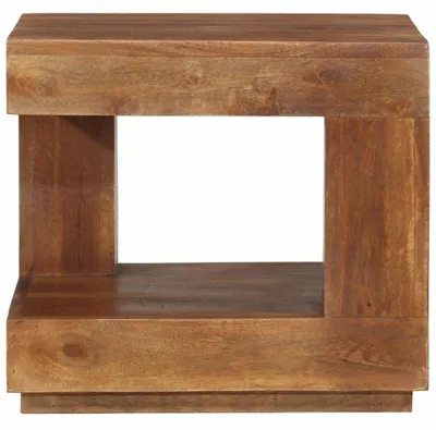 Image de vidaXL Table basse 45x45x40 cm en bois massif d'acacia