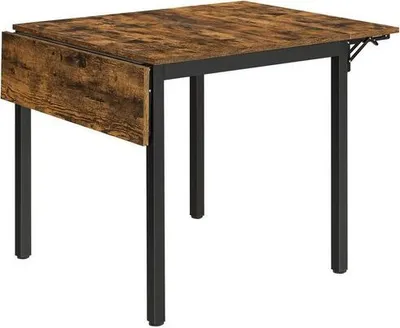 Produktbild von VASAGLE Essgruppe, Küchentisch mit 2 Holzstühle, klappbar, Esstisch-Set