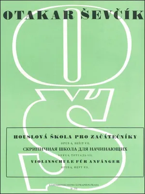 Produktbild von Otakar Ševčík Houslová škola pro začátečníky op. 6 Sešit 7 Noten