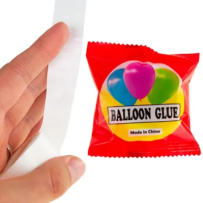 Imagen del producto de Adhesivos en rollo para montaje de globos con gel, paquete de 100 unidades, ideales para fijar globos