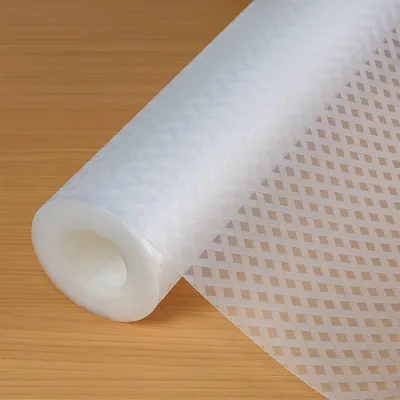 Image de Protège-tiroir et armoire antidérapants pour cuisine - 50 x 500 cm, plastique transparent