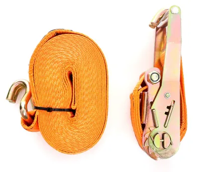Obrázek produktu pro Upínací popruh s ráčnou a háky Kraft&Dele KD1325, 4 m, 50 mm, 3 t, dvoubodový