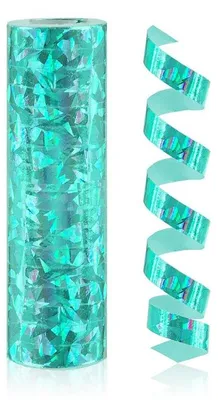 Produktbild von Luftschlangen holografisch türkis