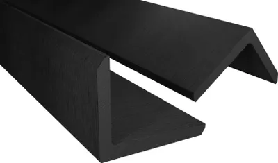 Produktbild von Endorphin ® WPC Abschlussleisten 5er Set Anthrazit 220cm Winkelprofil 5,5 x 4,5cm