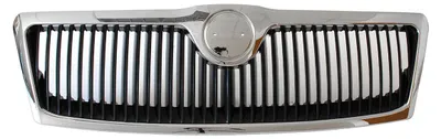 Kühlergrill Sportgrill Gitter Grill Chrom passend für Skoda Octavia II 1Z 04-08 – Produktansicht