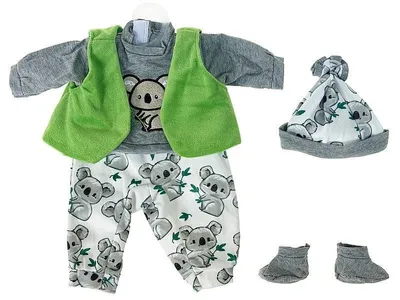 Image de Robe pour une poupée koala de 40 cm