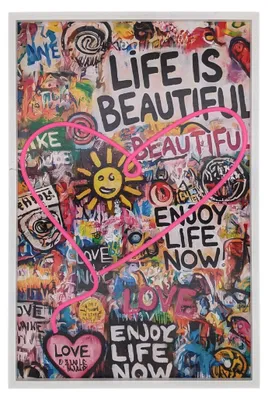 Produktbild von Dekoration beleuchtetes Wandbild 40 x 60 cm