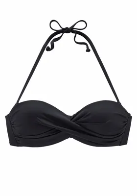 Immagine prodotto di LASCANA top a fascia con ferretto nero 40A