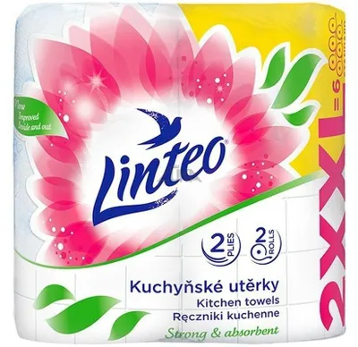 Obrázek produktu pro Utěrky kuchyňské papírové Linteo Satin XXL 2x30m 2ks