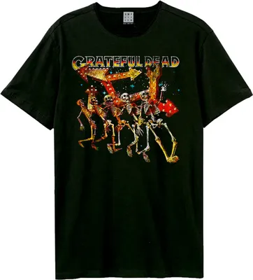 Produktbild von Grateful Dead - "Truckin´ Skellies" T-Shirt für Herren/Damen Uni RO4541 (M) (Schwarz)