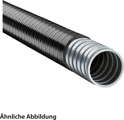 Productafbeelding van FLEXA LIQUID TIGHT-UL-CSA metalen beschermingsbuis met aardleiding en PVC-mantel, AD 21,0 mm, ID 16,0 mm, met ingeklikt profiel