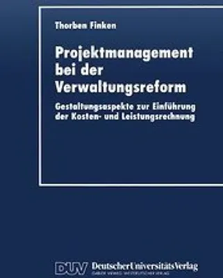 Obrázek produktu pro Projektmanagement bei der Verwaltungsreform