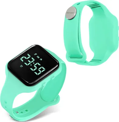 Produktbild von Kinder Fitness Uhr Schrittzähler Uhr ohne App und Handy, 1 Stunde Aufladung für 20 Tage Nutzung, wasserdichte Digital Uhr Kinder Jungen Mädchen