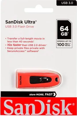 Immagine prodotto di SanDisk Ultra - Unità flash USB - 64 GB - USB 3.0