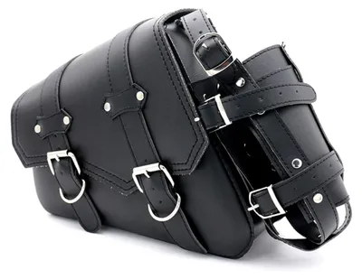 Produktbild von Universelle Motorrad Satteltaschen aus Kunstleder, seitliche Werkzeugtaschen für Motorräder (rechts)