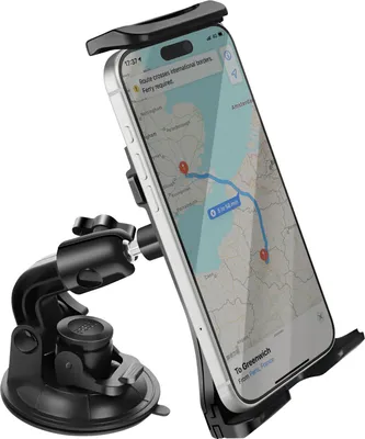 Immagine prodotto di Avizar, supporto a ventosa per auto 7-10" ruotabile a 360°, nero