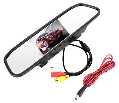 Productafbeelding van 4,3-inch autorugspiegelmonitor met HD-TFT-LCD-scherm en 2-kanaals video-ingang