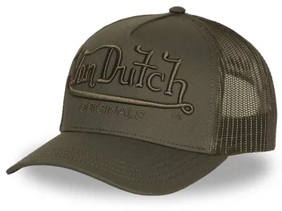 Produktbild von Von Dutch Originals Trucker Cap - EMBROIDERY STYLE Khaki