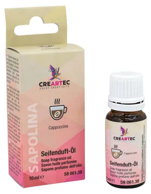 Produktbild von CREARTEC Sapolina Seifenduftöl Cappuccino 10 ml - zur Herstellung von frisch riechender Seife - 5806138 - Germany