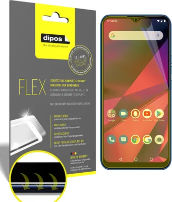 Produktbild von 2x Schutzfolie für BLU G90 inkl. Rundung 3D Full Cover Flex Folie Display