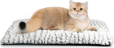 Produktbild von Selbstheizende Decke Katze – Heizdecke für Katzen und Hunde, Anti-Slip Wärmekissen für Innen- und Außenbereich (60 x 45 cm)