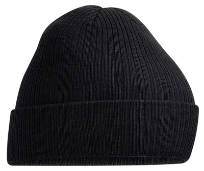 Image de Beechfield - Bonnet côtelé LT934 (taille unique) (noir)