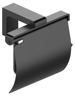 Image de Kissy porte rouleau WC noir Essebagno