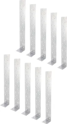 Immagine prodotto di Alberts 855734 Ancoraggio piatto in acciaio per calcestruzzo, zincato sendzimir, 285 x 40 x 40 mm, set da 10