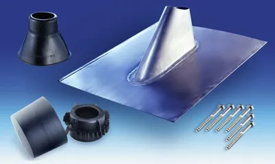 Produktbild von Kathrein ZTS 40 Dachsparrenhalter Montage Set mit Mastkappe