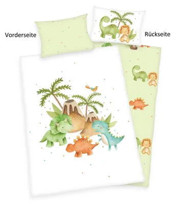 Immagine prodotto di Biancheria da letto per bambini Herding Dinos 100 x 135 cm