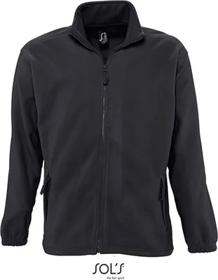 Immagine prodotto di SOLs 55000 | Giacca in pile North / Giacca da uomo fino a 5XL - Colore: Grigio antracite (tinta unita) - Taglia: 4XL