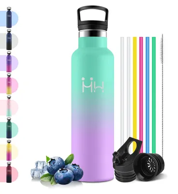 Produktbild von Edelstahl Trinkflasche 750 ml, Thermosflasche doppelwandig, Isoliert
