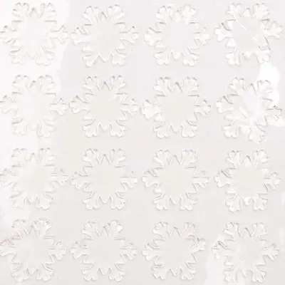 Produktbild von Gelsticker Schneeflocke transparent 16 Sticker