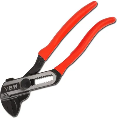 Produktbild von VBW Zangenschlüssel Powergrip 250 mm brüniert Rohrzange Wasserpumpenzange Zange