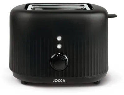 Productafbeelding van Jocca broodrooster voor 2 boterhammen, met dubbele gleuven, 10 x 10 cm, 7 bruiningsstanden, opvangbak