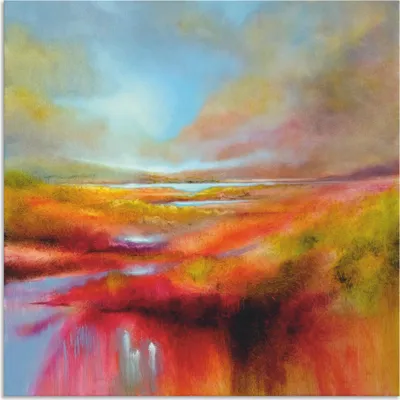 Produktbild von ARTland Wandbild Alu für Innen & Outdoor Ein perfekter Tag I Größe: 40x40 cm