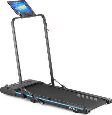 Produktbild von Gymtek® Laufband für Zuhause, Walking Pad, Treadmill - bis 110 kg, 10 km/h - Klappbar, 6 Trainingsprogramme, LCD-Display - Fitness, Home Gym