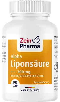 Immagine prodotto di Zein Pharma Acido alfa lipoico 300 mg Capsule, 90 Capsule