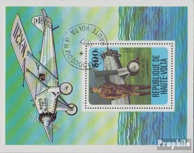 Produktbild von Briefmarken Obervolta 1978 Mi Block49 (kompl.Ausg.) gestempelt Geschichte der Luftfahrt