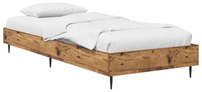 Image de Cadre de lit Bois ancien 80 x 200 cm Bois d'ingénierie